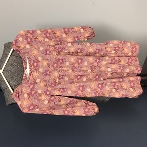 Dip Pink and Purple Floral Dress